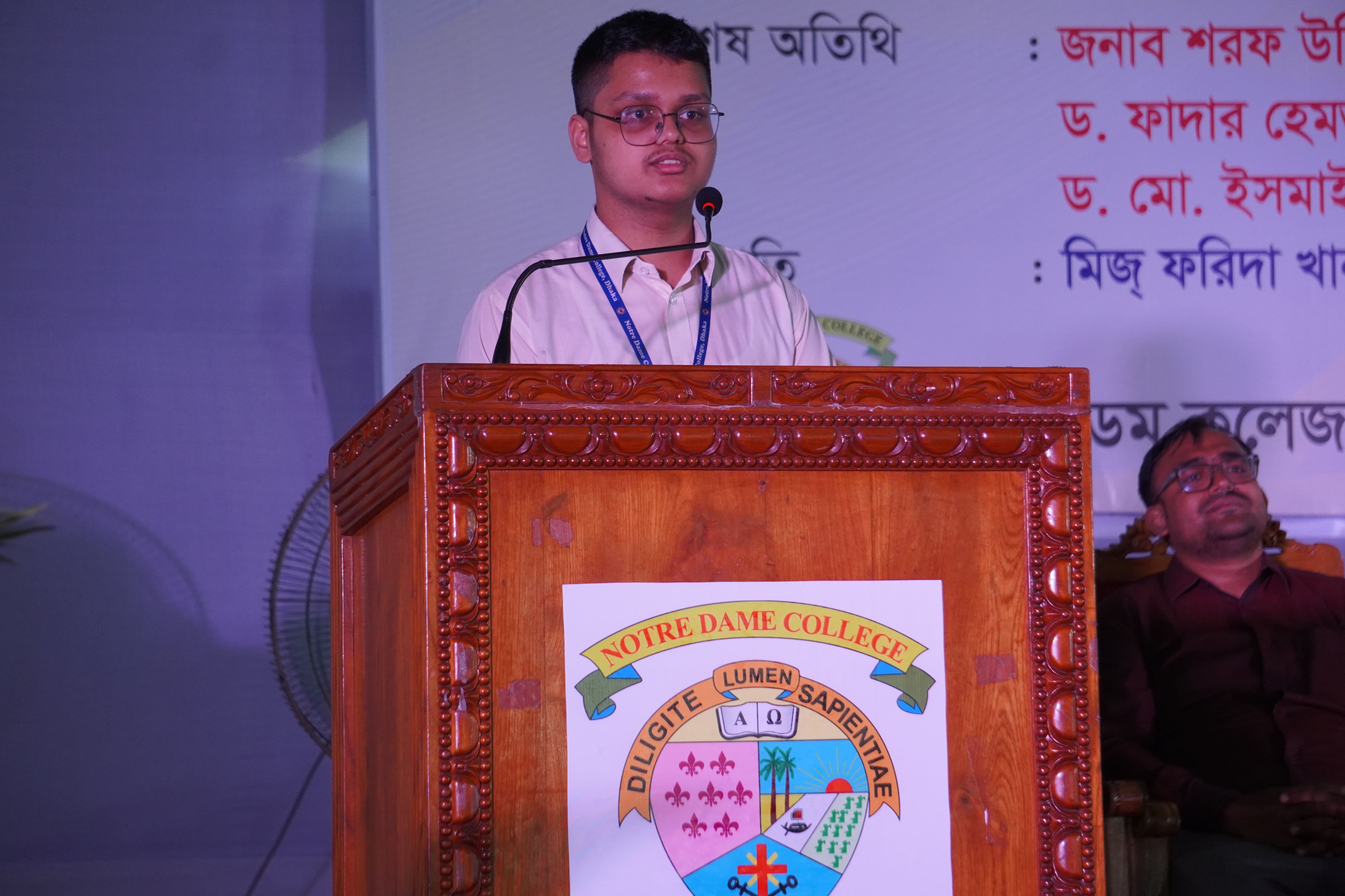 Delivering Keynote Speech